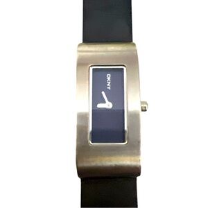 DKNY 90s Black Leather Watch Women’s